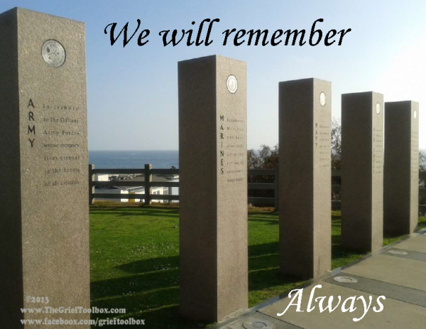 Memorial Day...take a moment to be thankful and to reach out to their families A Poem