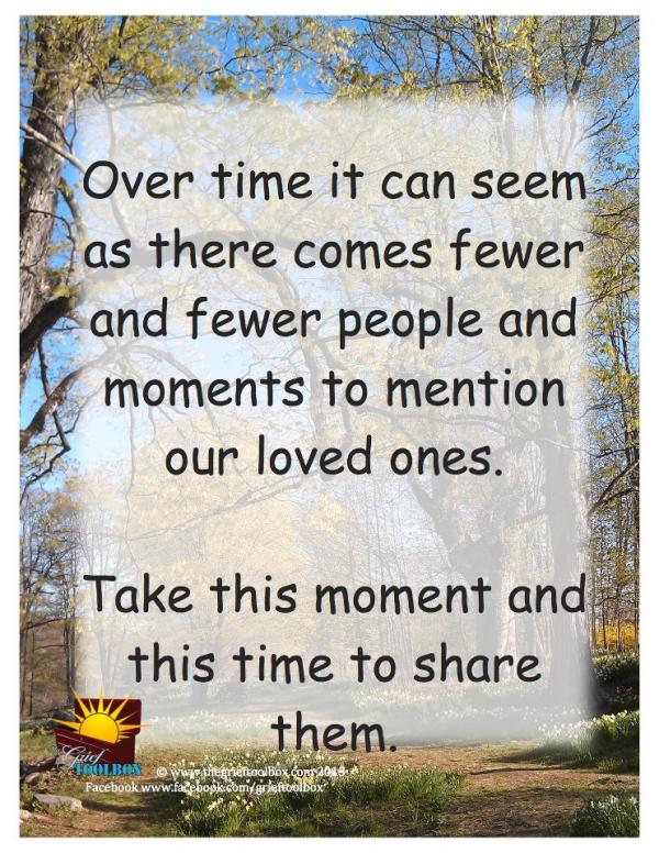 Share your loved one say their name