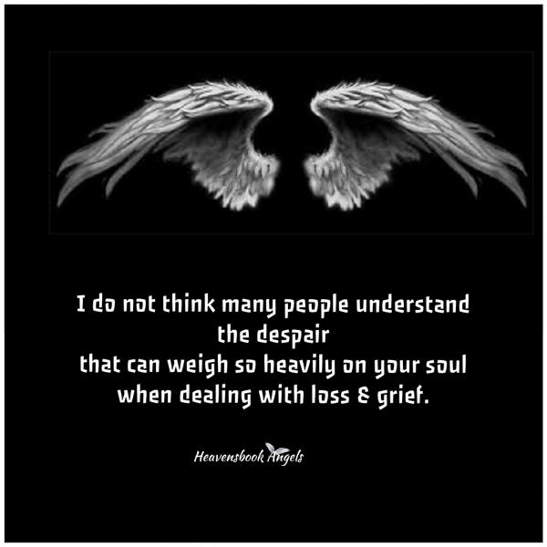 The weight of despair