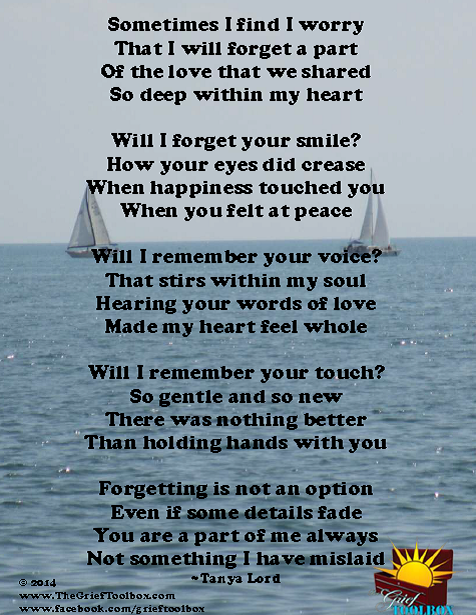 Forgetting is not an option - A Poem
