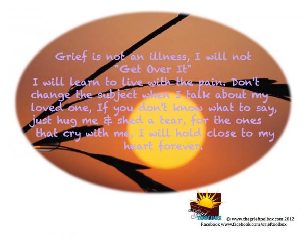 Grief Is Not An Illness