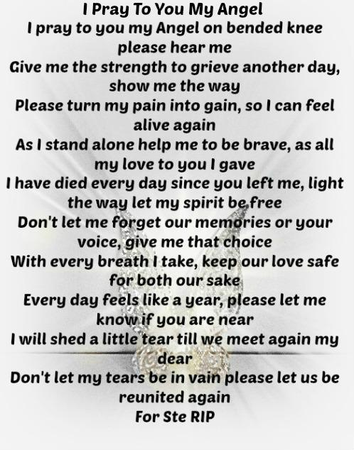 I Pray To You My Angel