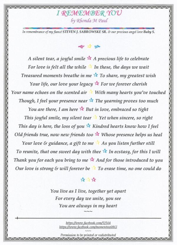I Remember You - A Poem