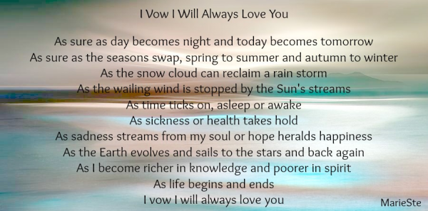 I Vow I Will Always Love You