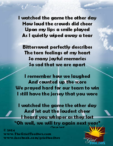 I watched the game - A Poem