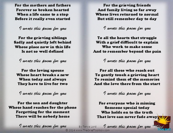 I wrote this poem for you