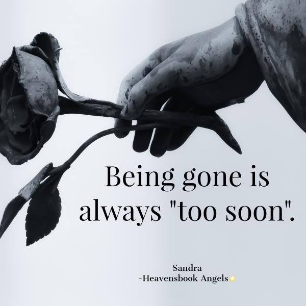 Gone too soon
