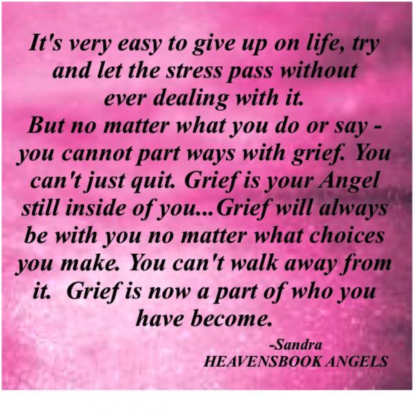 You can't walk away...