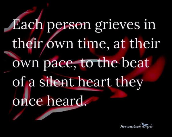 Each person grieves 