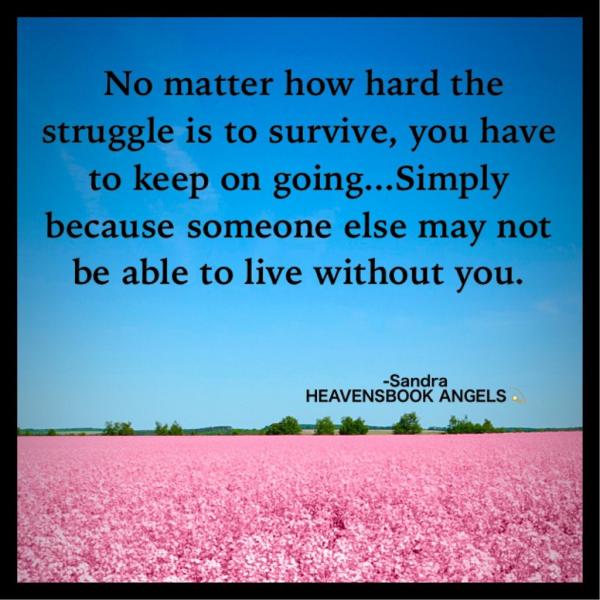 Struggle to survive 