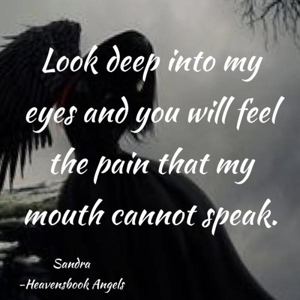 Look deep into my eyes...