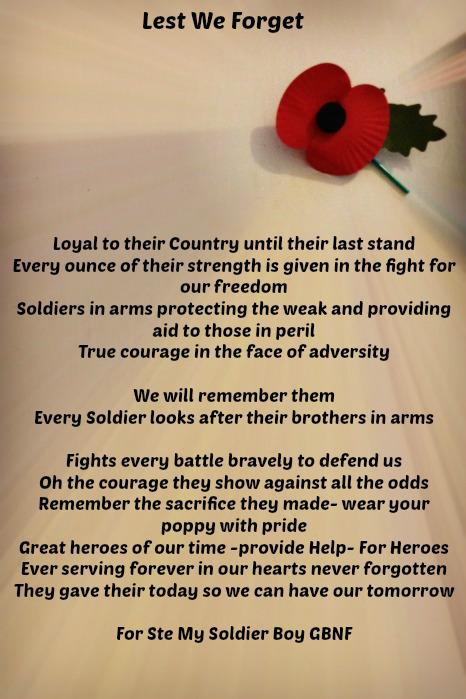 Lest We Forget