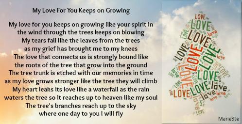 My Love For You Keeps On Growing