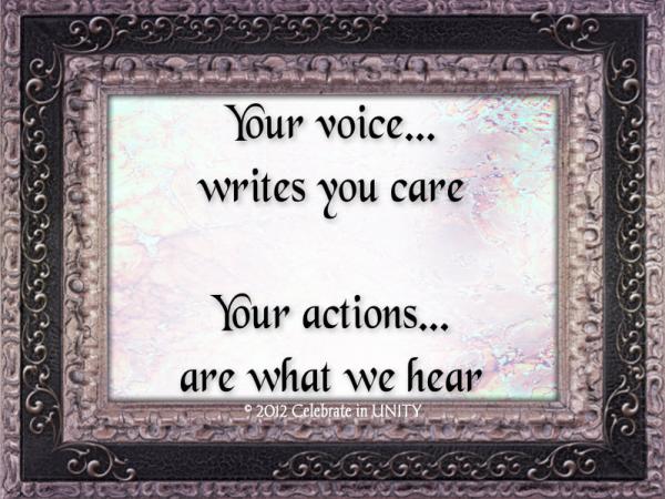 Your Actions