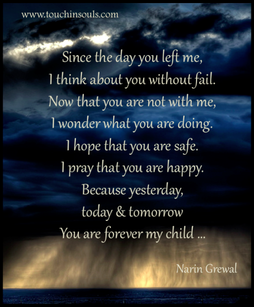 Since the day you left me ...