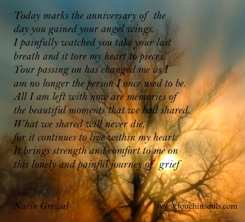 Today marks the anniversary ...