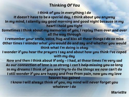 Thinking Of You