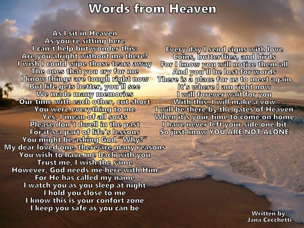 Words from Heaven