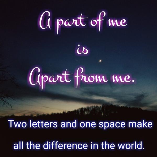 Two words and one space
