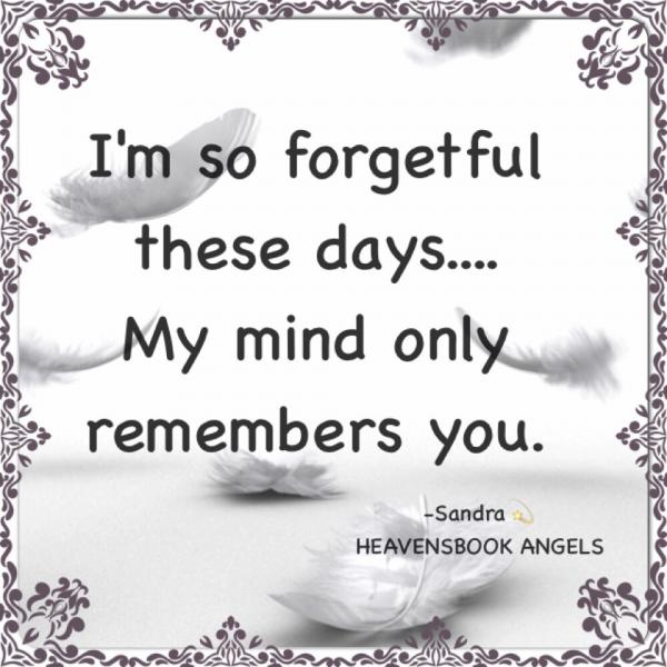 I'm So Forgetful...