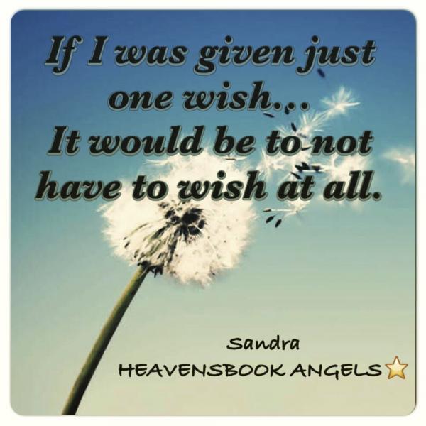 One wish