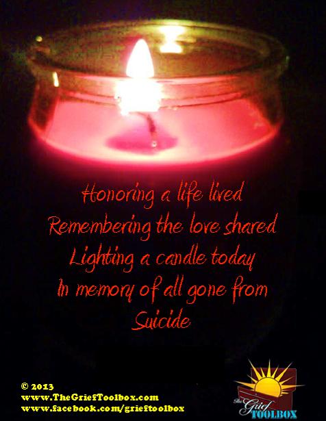 Light a Candle for Suicide Prevention
