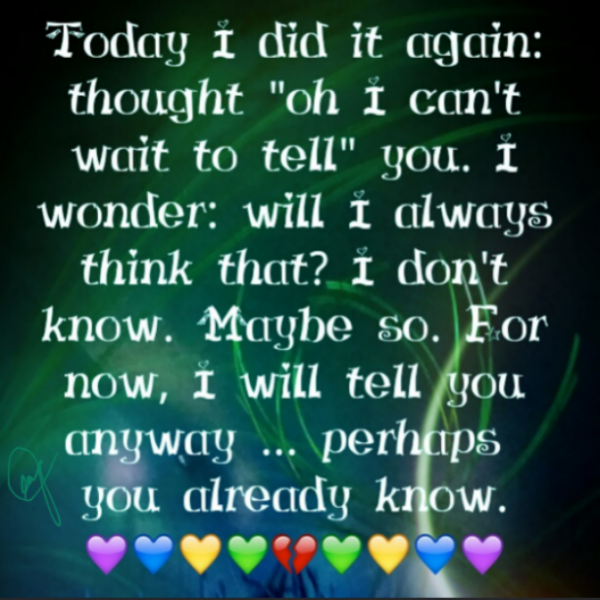 I'll Tell You Anyway