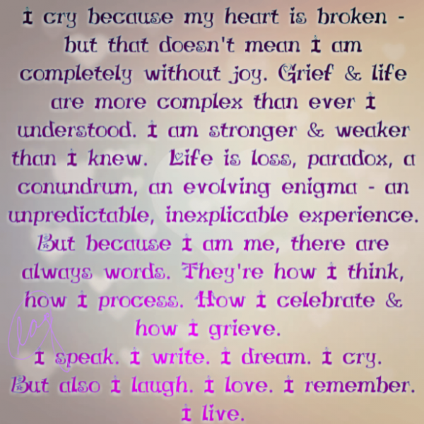 I Remember ~ I Live