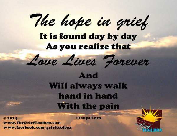 The hope in grief - A poem