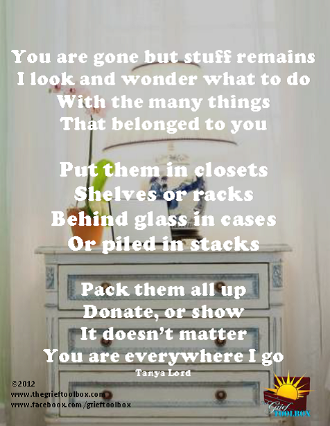 What to do with Their Stuff -A Poem
