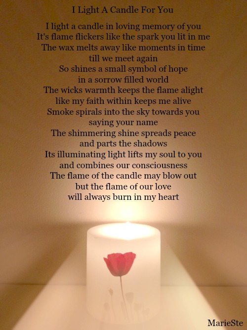 I Light A Candle For You