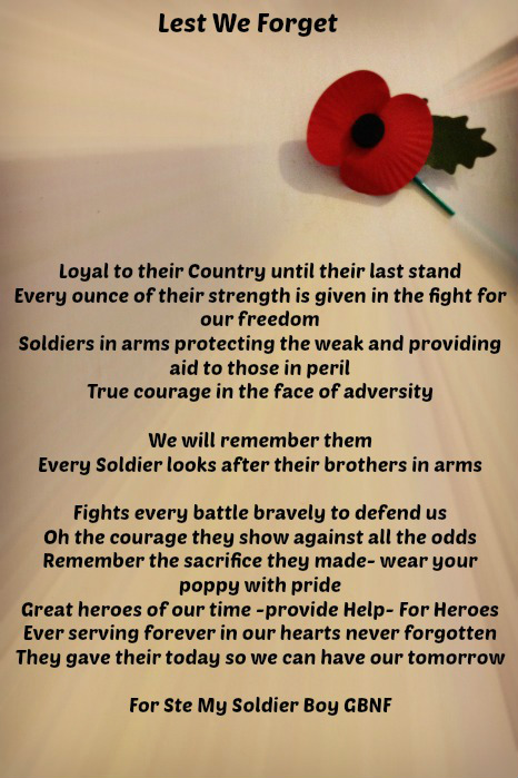Lest We Forget