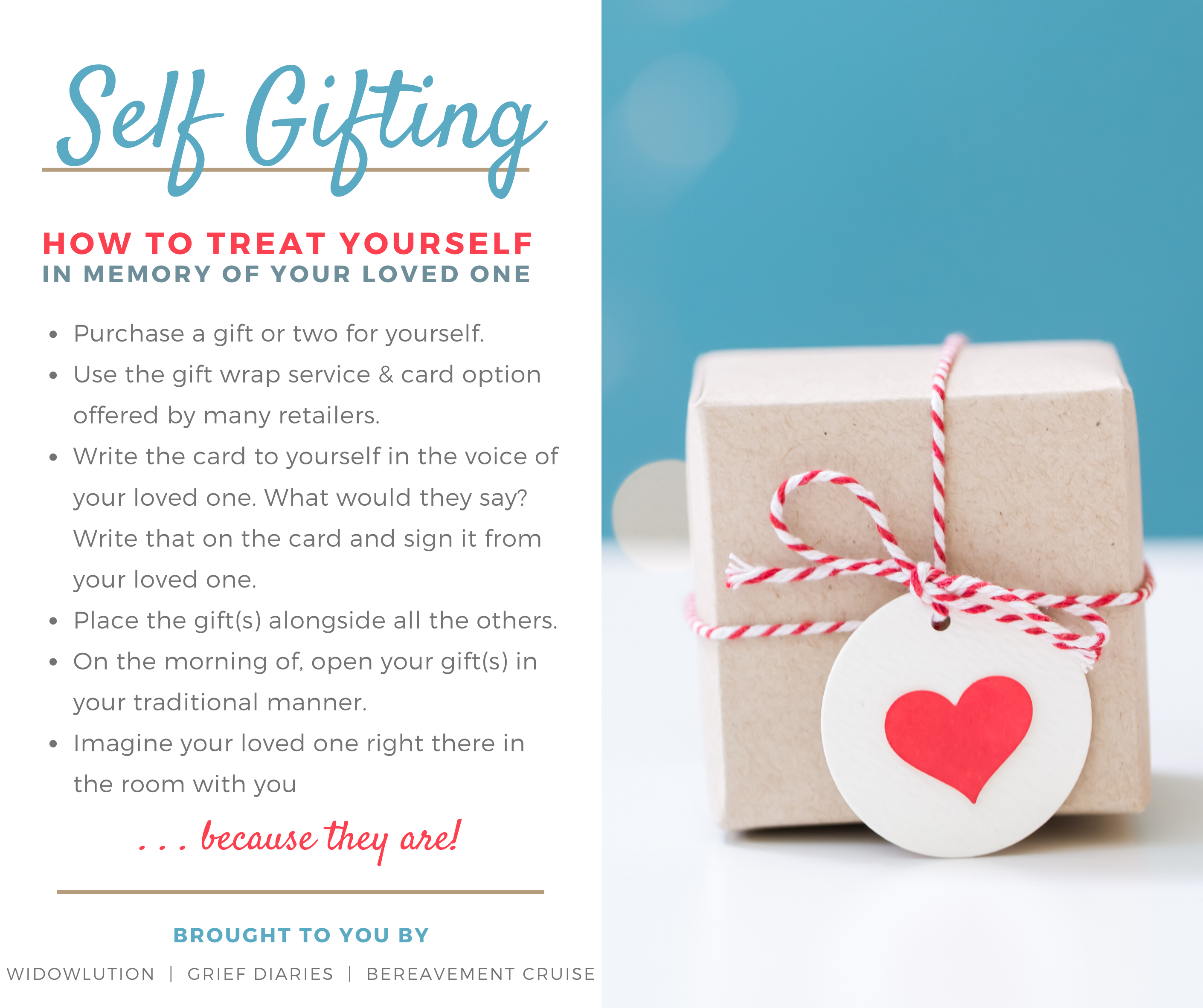 Self Gifting; How to Treat Yourself in Memory of a Loved One