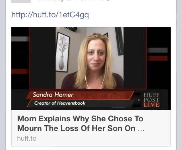 Mom Explains Why She Chose To Mourn The Loss Of Her Son On Facebook 