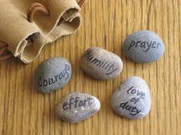 Finding your Five Smooth Stones; Pecking At The Shadows of Grief