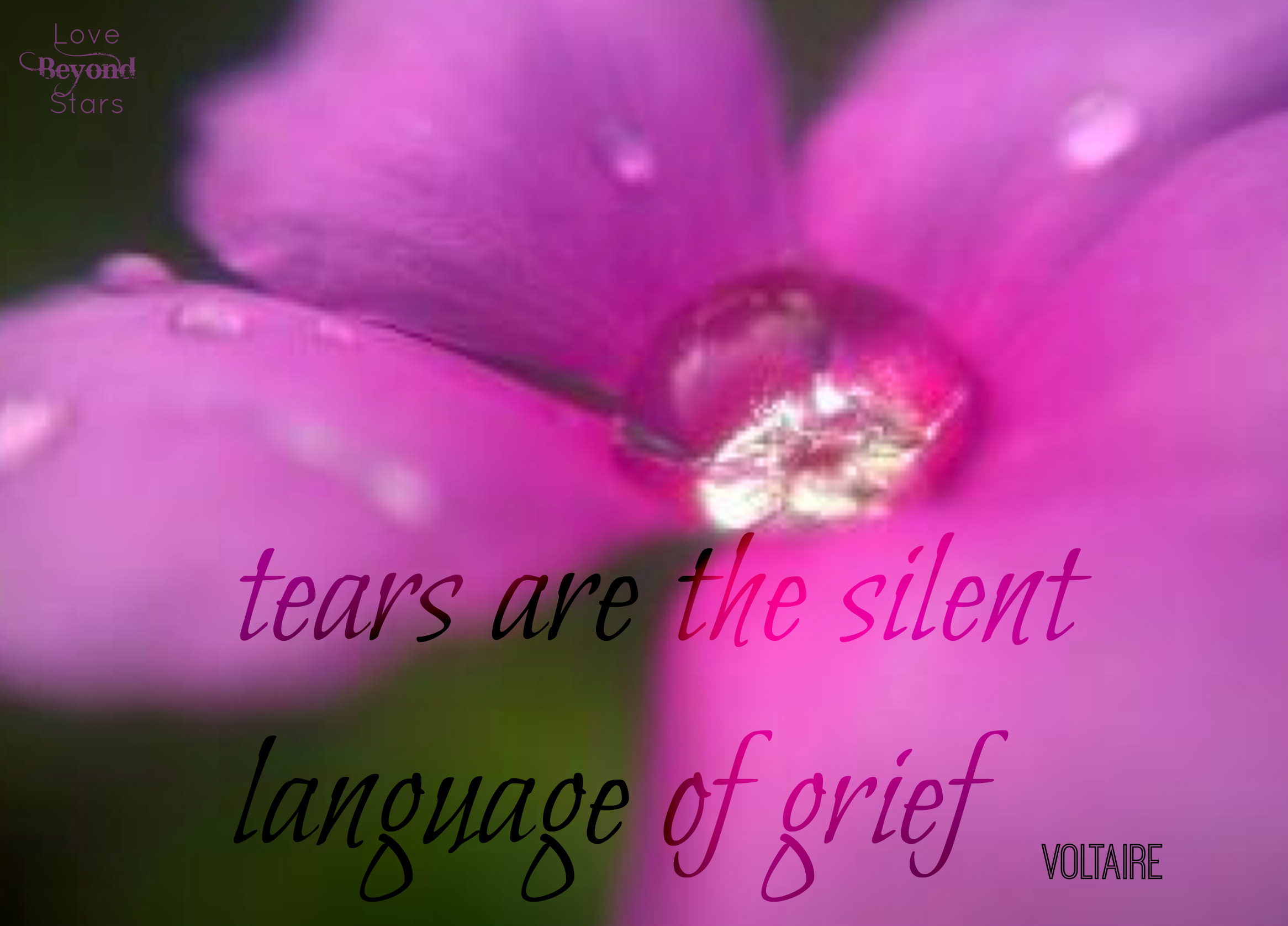 WHEN YOU GET AMBUSHED BY TEARS...