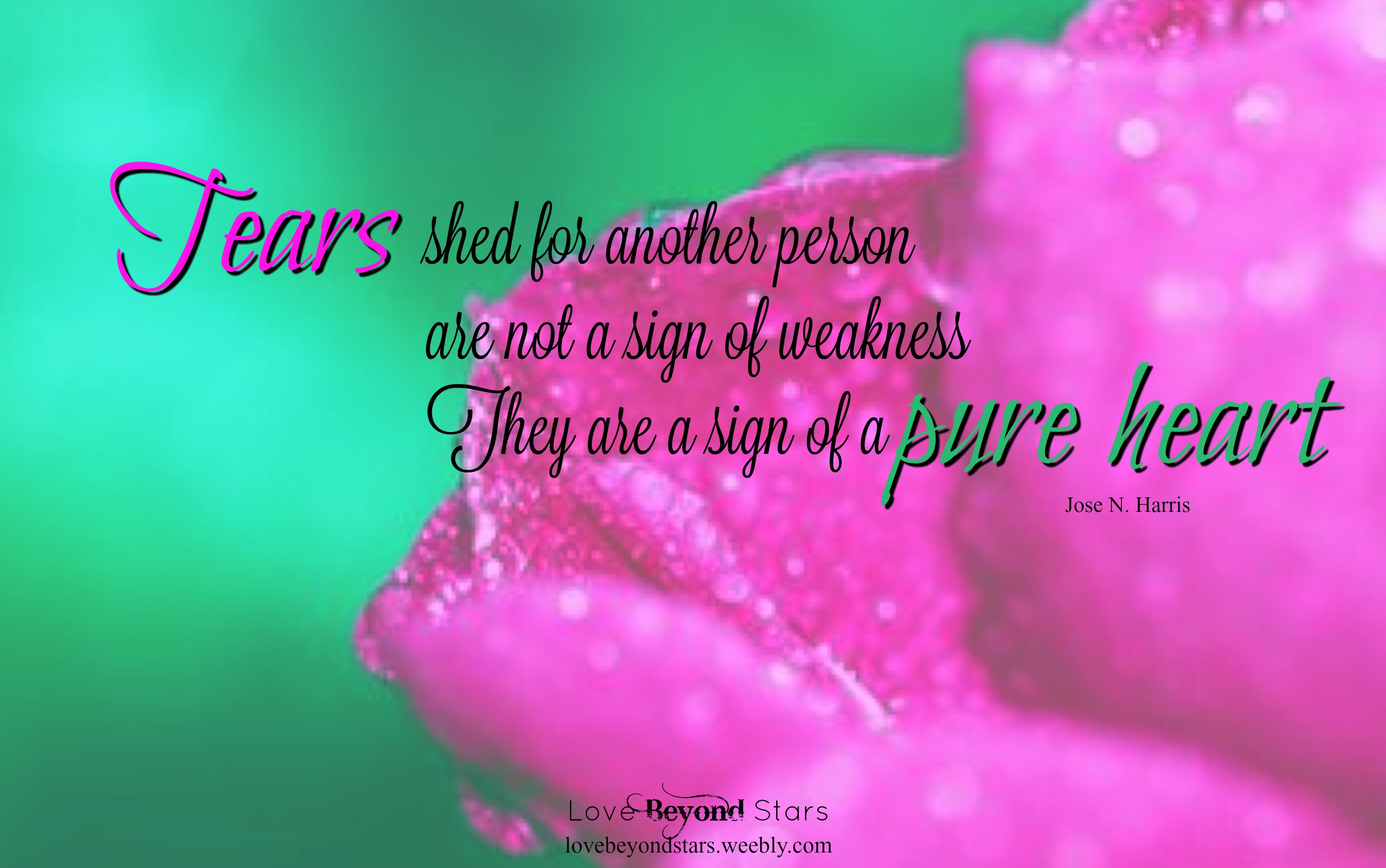 WHEN YOU GET AMBUSHED BY TEARS...