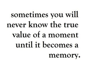 REMEMBERING MEMORIES WITH LOVE NOT PAIN