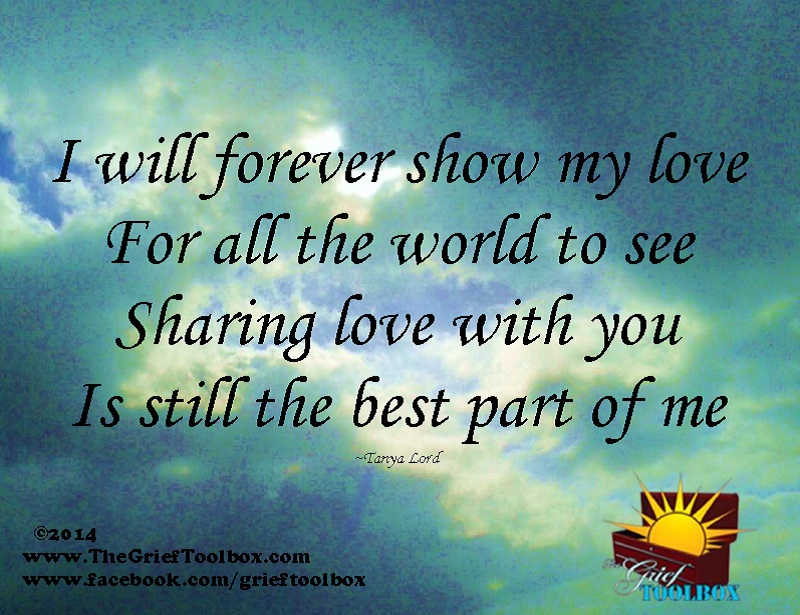 Sharing Love - A Poem | The Grief Toolbox