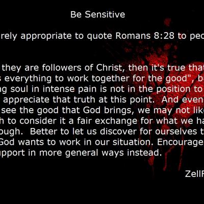 Be Sensitive