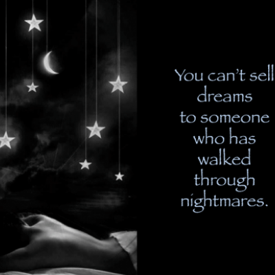 You can't sell dreams ...