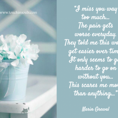 I miss you way too much ...