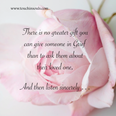 There is no greater gift ...