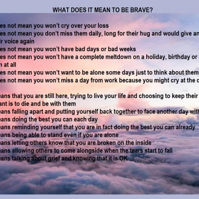 What does it mean to be brave?