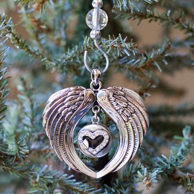 Angel Wings Forever in My Heart Ornament