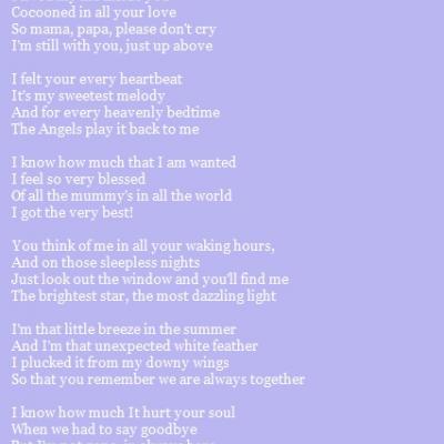 Little Butterfly - a poem about baby loss