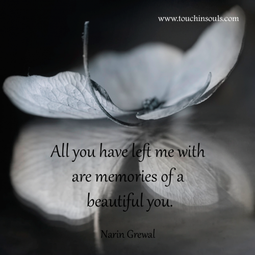 All you have left me with ... All you have left me with ...