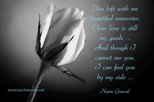 You left with me ... You left with me ...