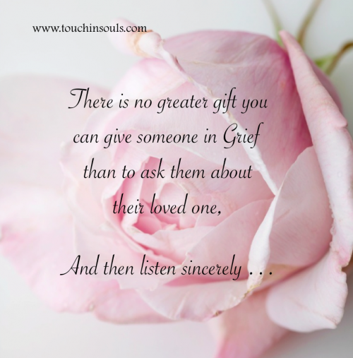 There is no greater gift ...