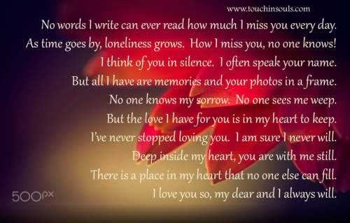 No words I write ... No words I write ...